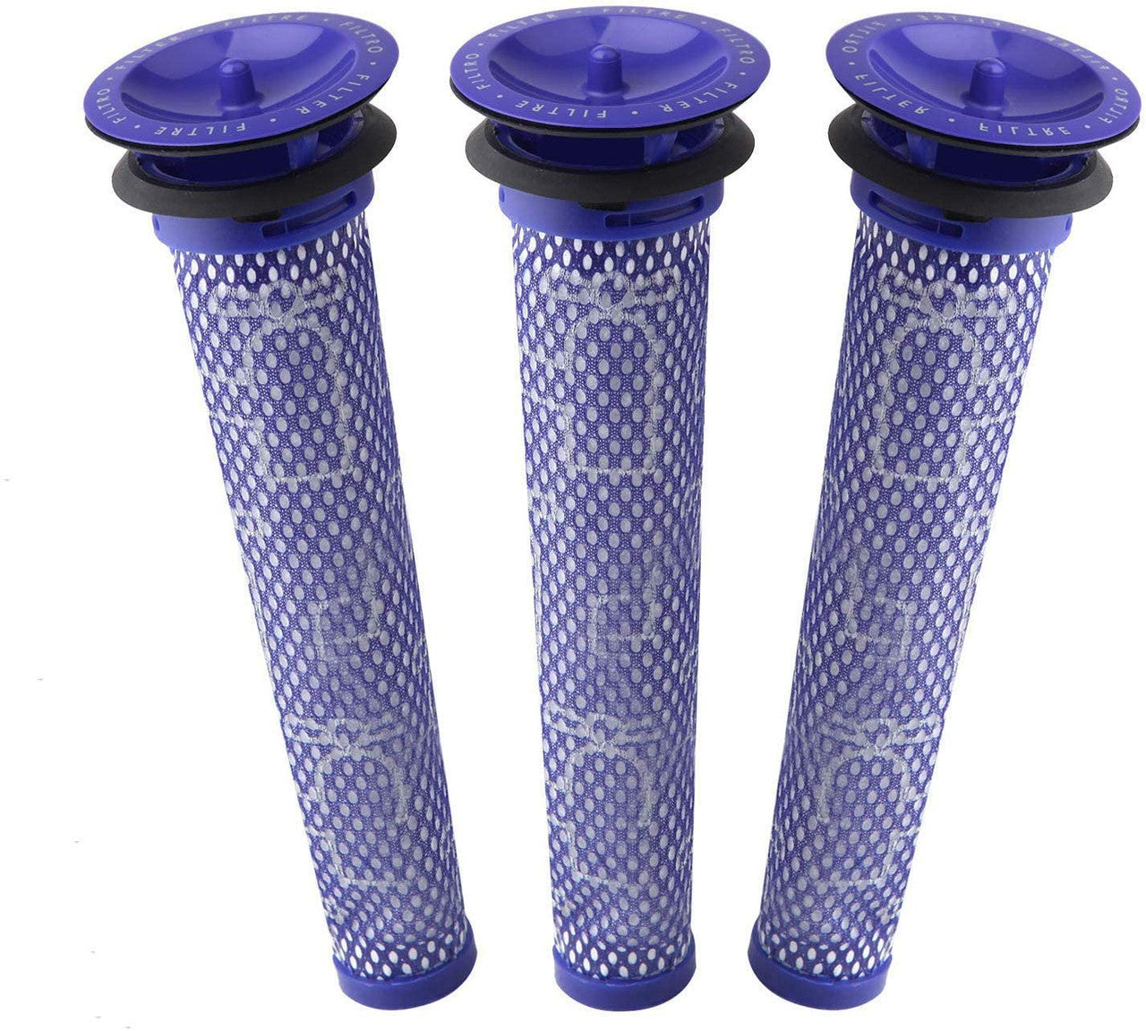 Vacuum Cleaner Accessories: 3 x Filters for DYSON V6, V7, V8,  DC58, DC59, DC61, DC62 stickvac