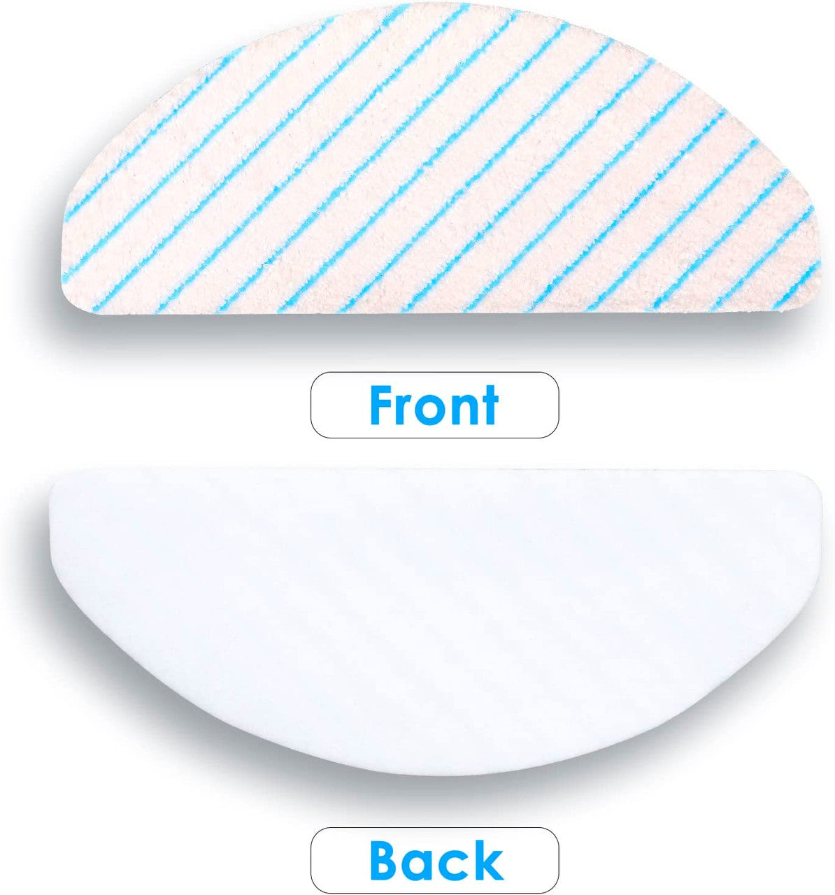 Vacuum Cleaner Accessories: 10 X Mopping pads for Ecovacs Deebot T9/T9+/N8 PRO/N8 PRO+/N8/N8+/NEO/T8/T8+/T8 AIVI/X1 PLUS/T10 PLUS