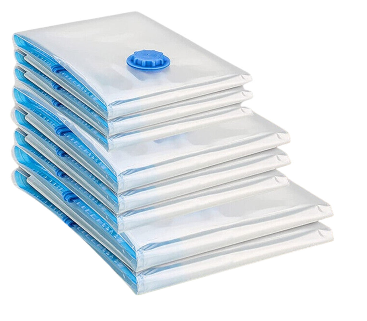 Vacuum Cleaner Accessories: 9 Pack Space Saver Vacuum Seal Storage Bag Kit, 2 Large, 5 Medium & 2 Small