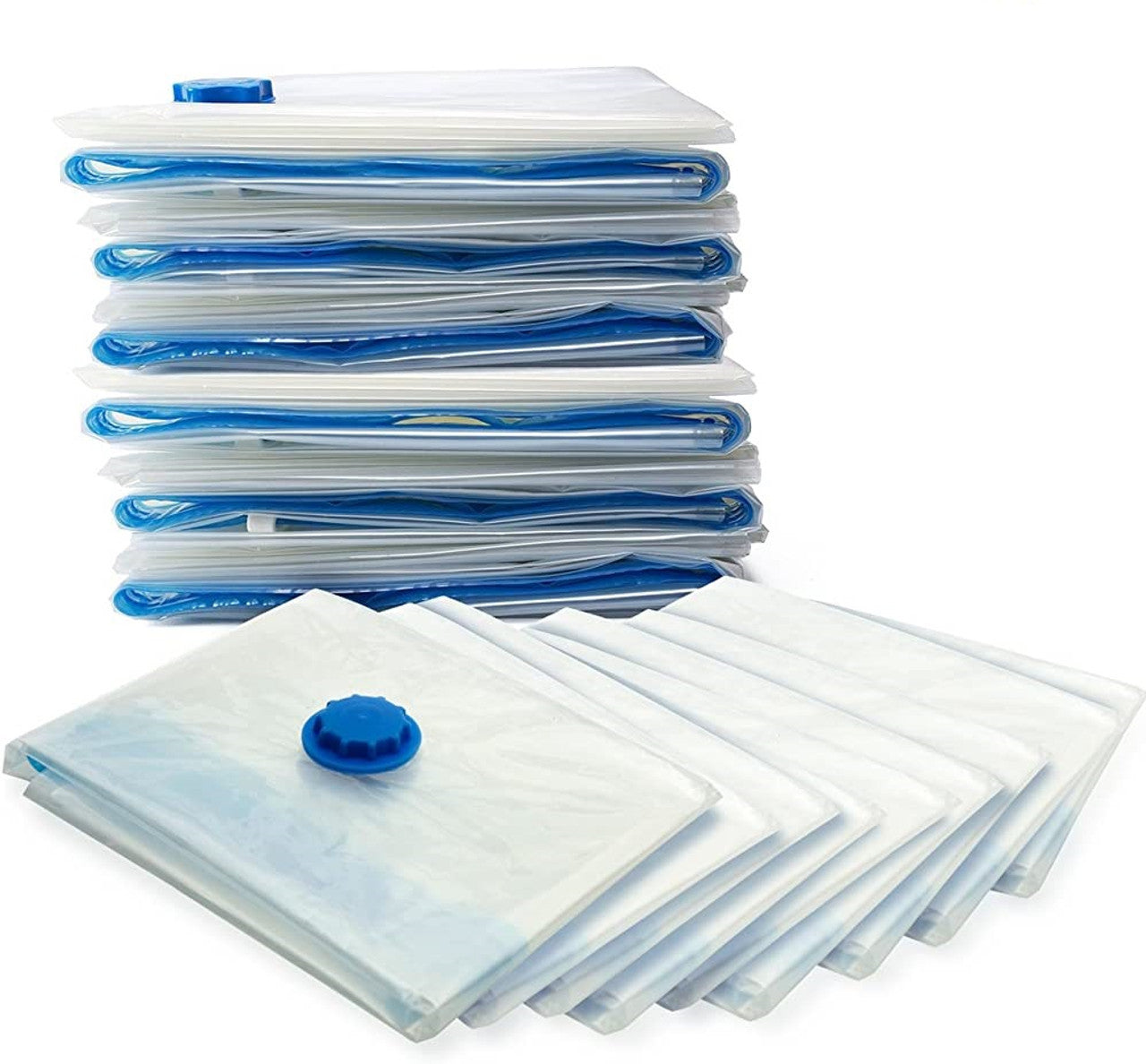Vacuum Cleaner Accessories: 9 Pack Space Saver Vacuum Seal Storage Bag Kit, 2 Large, 5 Medium & 2 Small