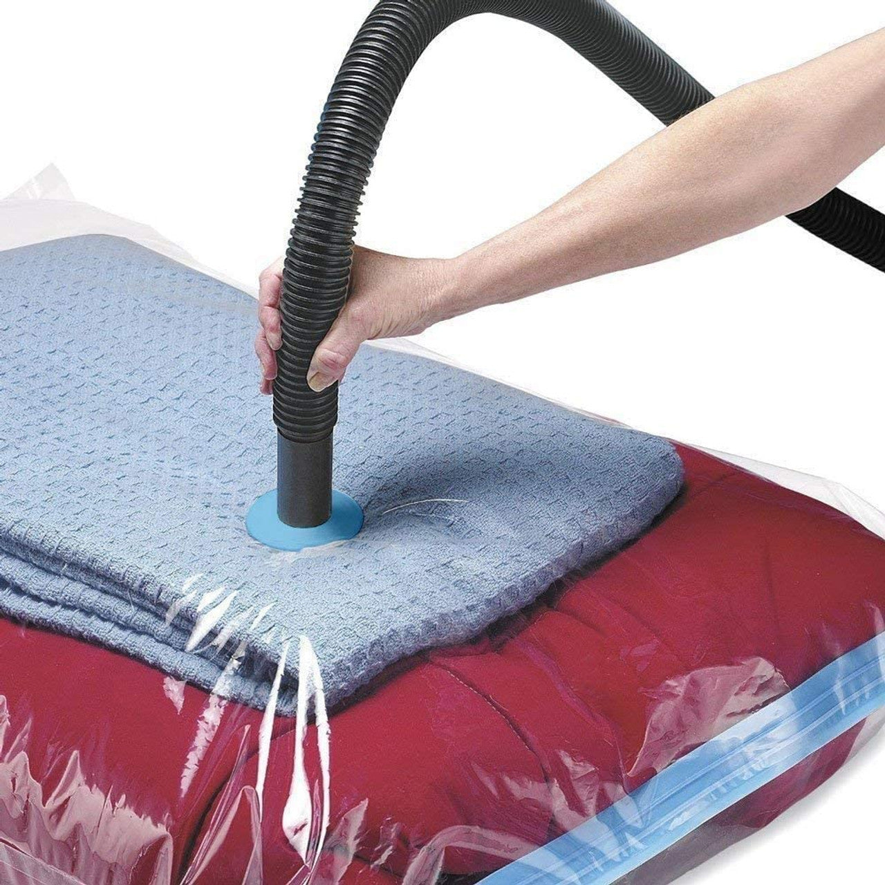 Vacuum Cleaner Accessories: 9 Pack Space Saver Vacuum Seal Storage Bag Kit, 2 Large, 5 Medium & 2 Small