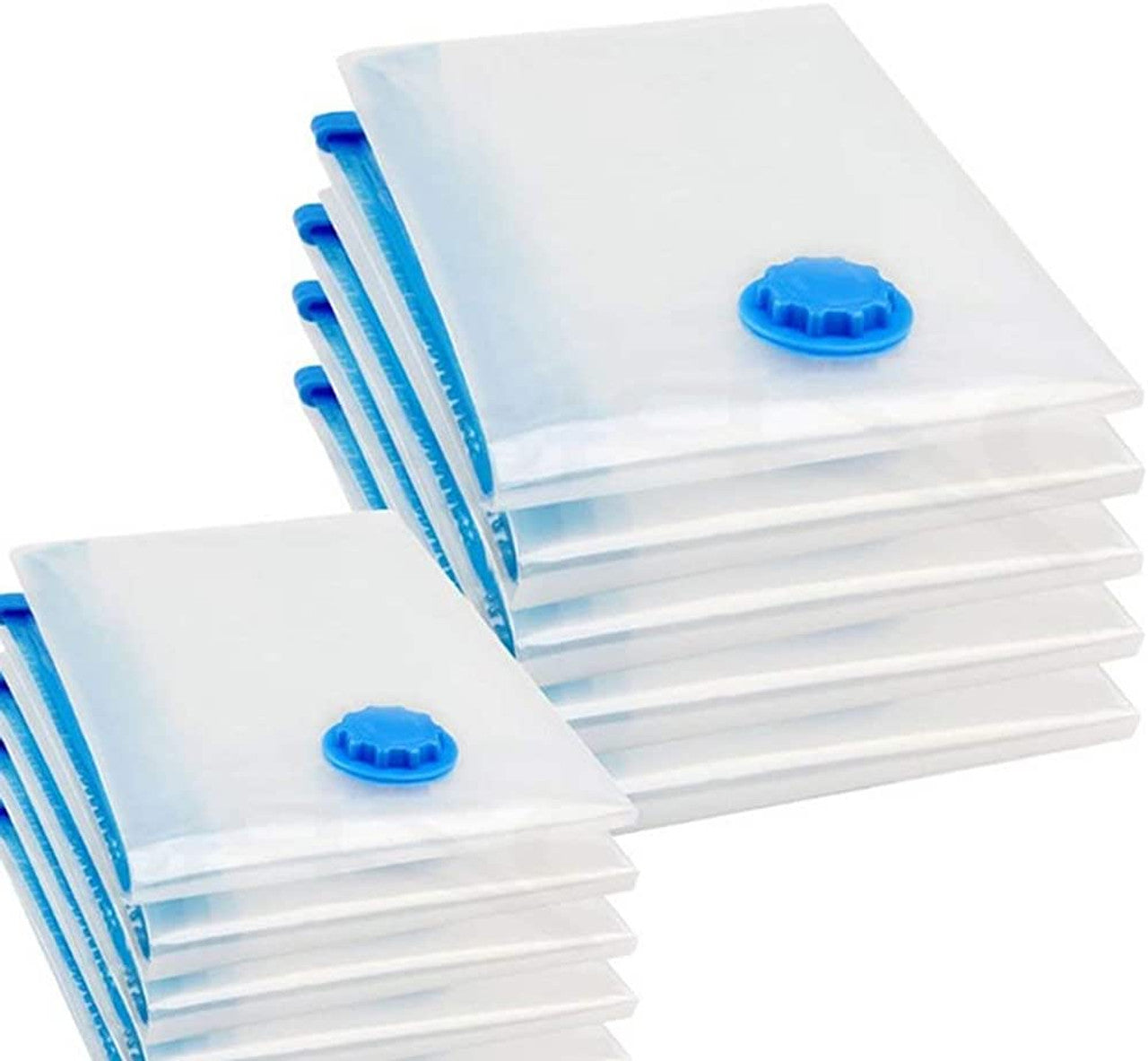 Vacuum Cleaner Accessories: 9 Pack Space Saver Vacuum Seal Storage Bag Kit, 2 Large, 5 Medium & 2 Small