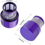 Vacuum Cleaner Accessories: 2  x HEPA Filters for Dyson V10 Vacuum Cleaners