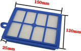 Vacuum Cleaner Accessories: 3 X HEPA filters for Electrolux, Volta, Wertheim, Phillips, AEG & Tornado