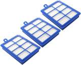 Vacuum Cleaner Accessories: 3 X HEPA filters for Electrolux, Volta, Wertheim, Phillips, AEG & Tornado