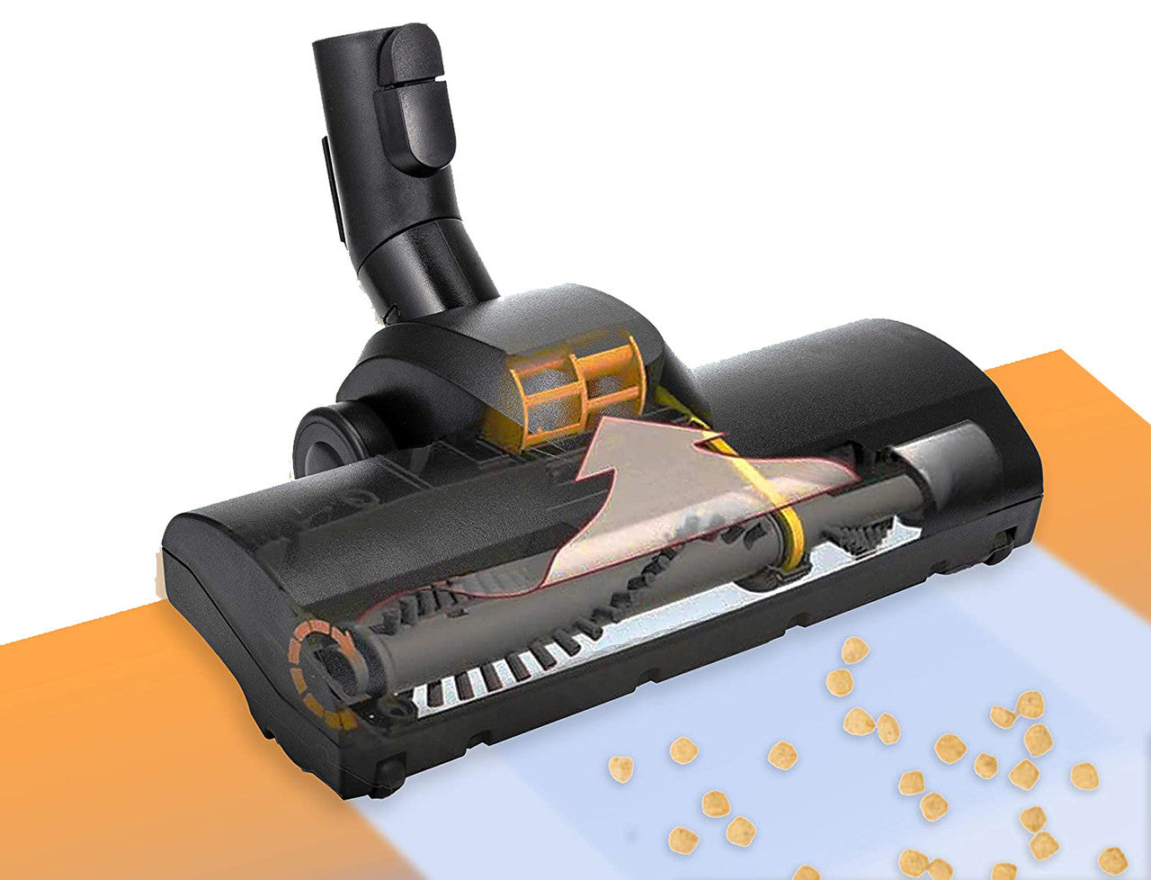 Vacuum Cleaner Accessories: Turbo Head for Miele Vacuum Cleaners - TuboTeQ Equivalent Turbo Brush