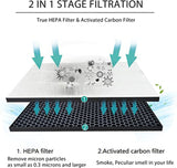Vacuum Cleaner Accessories: Filter kit for Philips FY1413/FY1410, 1000 Series Carbon & HEPA Air Purifiers
