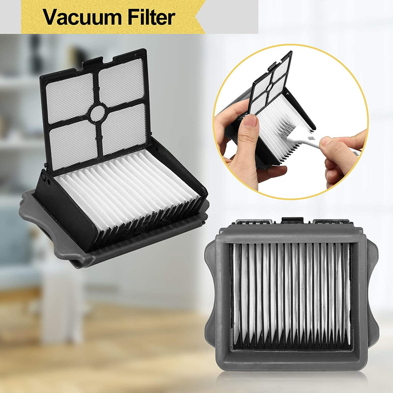 Vacuum Cleaner Accessories: Filters & Roller Brush Pack For Tineco Floor One S3