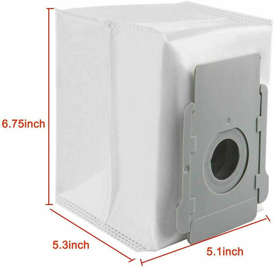 Vacuum Cleaner Accessories: 12 X Vacuum bags for iRobot Roomba i3+, i7+, s9+, j7+  robot vacuum cleaners