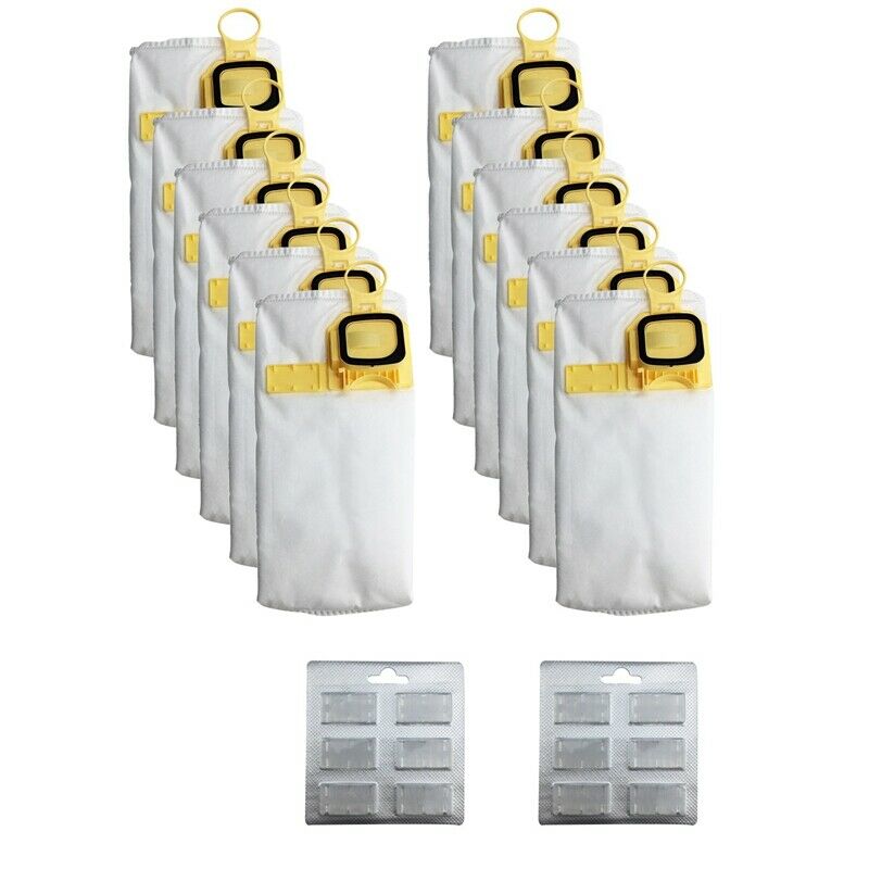 Vacuum Cleaner Accessories: 12 X vacuum bags for Vorwerk Kobold VK140 and VK150