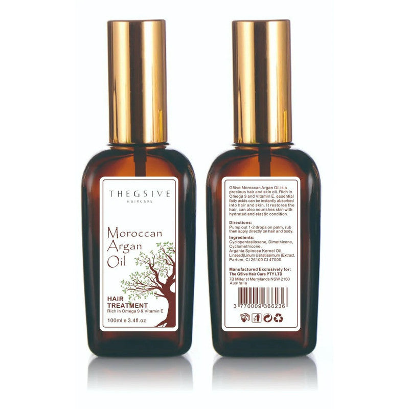 Massage Oils: THE G5IVE Moroccan Argan Oil 100ml