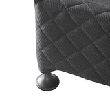 Beds & Bed Frames: Mattress Base Ensemble Queen Size Solid Wooden Slat in Charcoal with Removable Cover