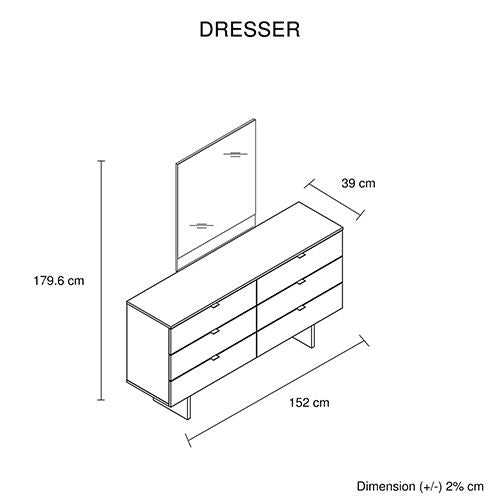 4 Pcs King Bedroom Suite with Dresser in Fabric LED Light