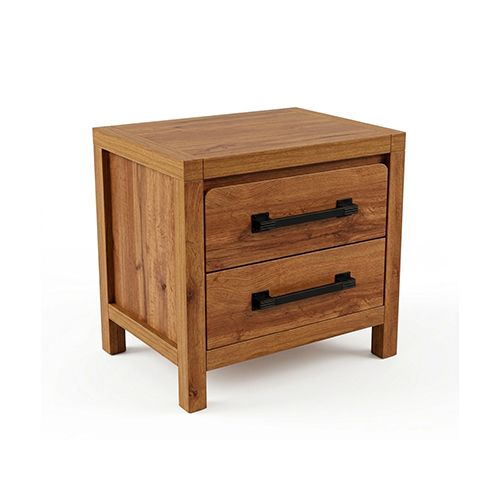 King Bedroom Suite – 4 Piece Set with Dresser in Oak Finish