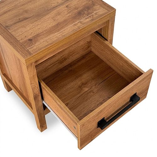 King Bedroom Suite – 4 Piece Set with Tallboy in Oak Finish