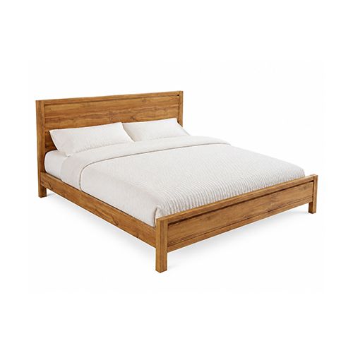 King Bedroom Suite – 5 Piece Set with Dresser & Tallboy in Oak Finish
