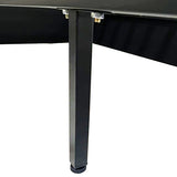 Beds & Bed Frames: Camelia Queen Size Bed Frame Pink Velvet Upholstery High Headboard Quality Slats Metal Structure