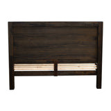 Beds & Bed Frames: Bed Frame Queen Size in Solid Wood Veneered Acacia Bedroom Timber Slat in Chocolate