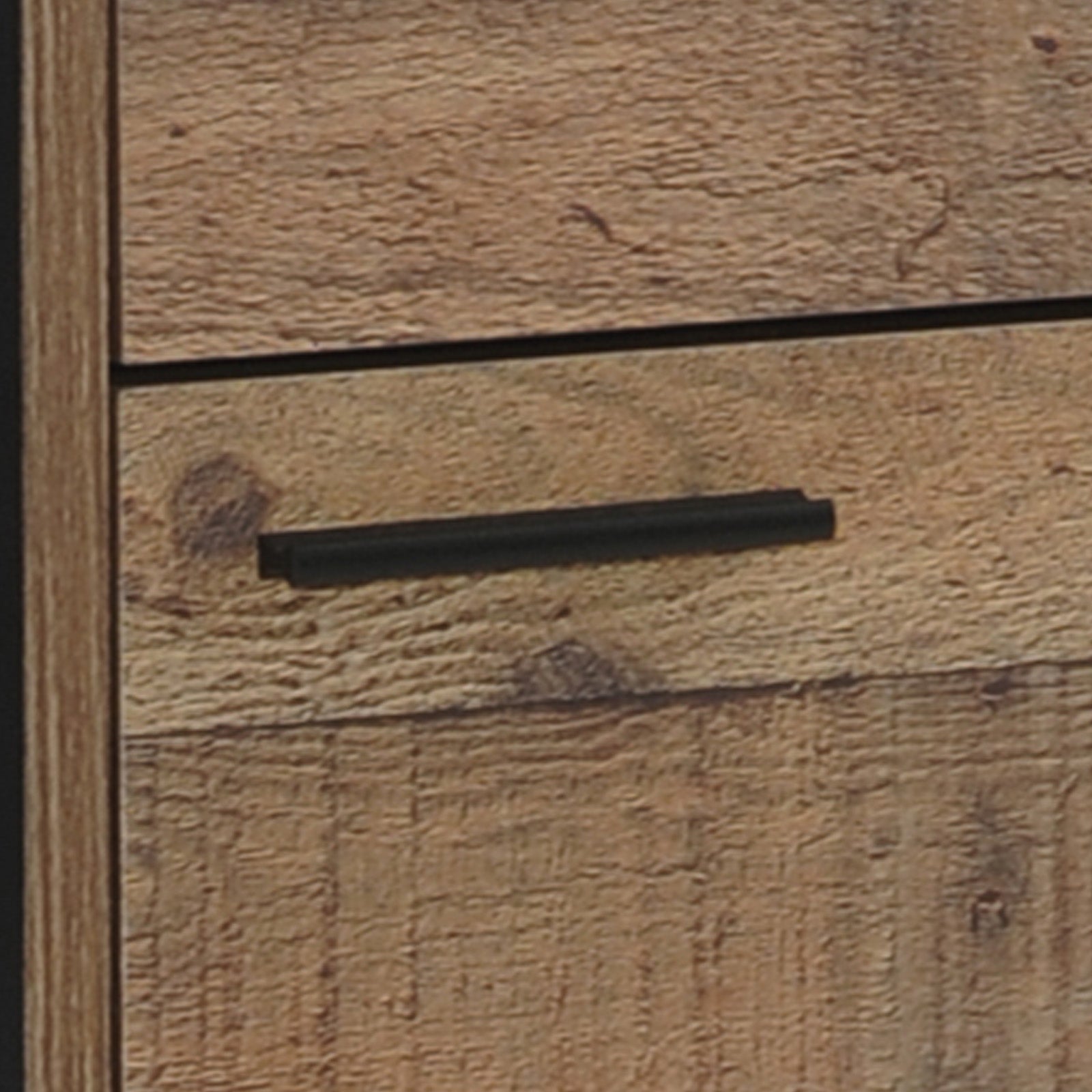 Bedside Tables: Bedside Table 2 drawers Night Stand Particle Board Construction in Oak Colour