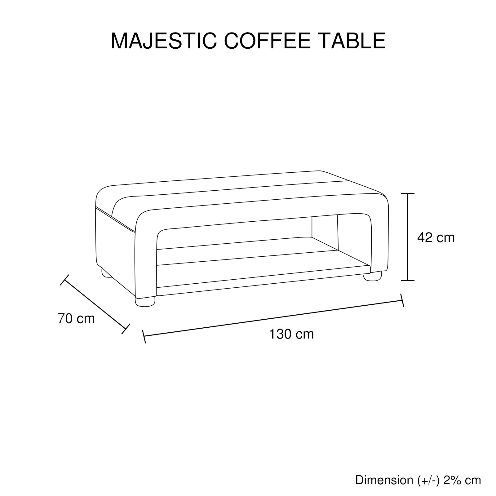 Gaming Chairs: Coffee Table Upholstered PU Leather in Black Colour with open storage