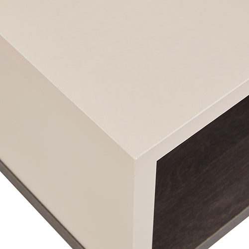 Coffee Tables: Coffee Table 2 Open Storage Cabinet MDF in Champagne Colour