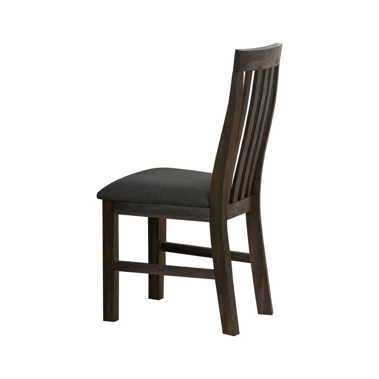 Table & Bar Stools: 2x Wooden Frame Leatherette in Solid Wood Acacia & Veneer Dining Chairs in Chocolate Colour