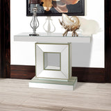 Buffets & Sideboards: Hall Table Rectangular Shape MDF & Mirror Attractive Base