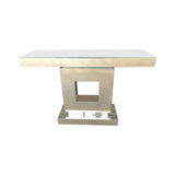 Buffets & Sideboards: Hall Table Rectangular Shape MDF & Mirror Attractive Base