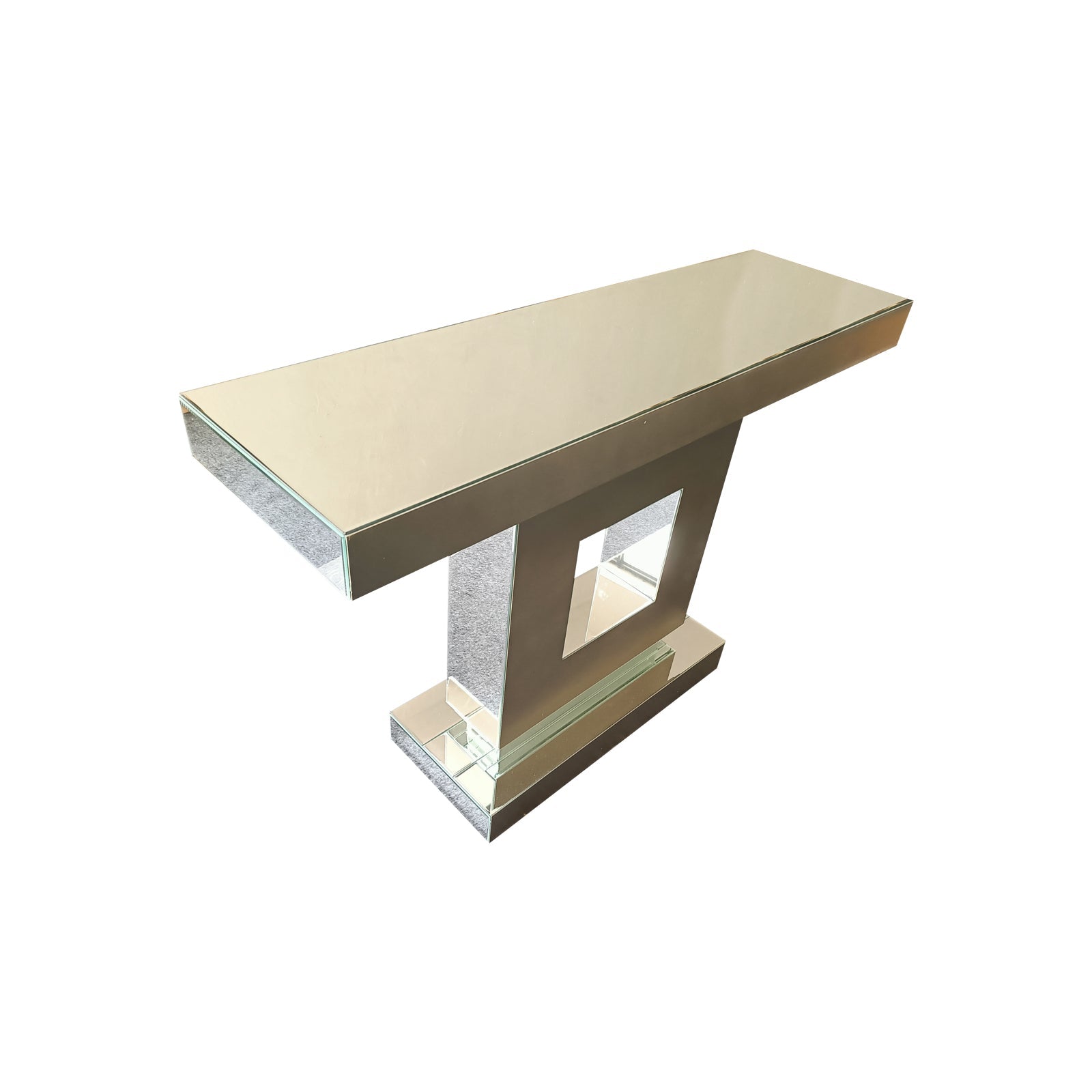 Buffets & Sideboards: Hall Table Rectangular Shape MDF & Mirror Attractive Base