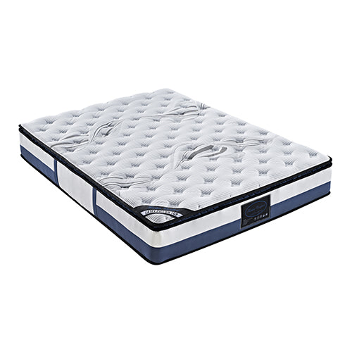 Mattress Toppers: Double Mattress Latex Pillow Top Pocket Spring Foam Medium Firm Bed