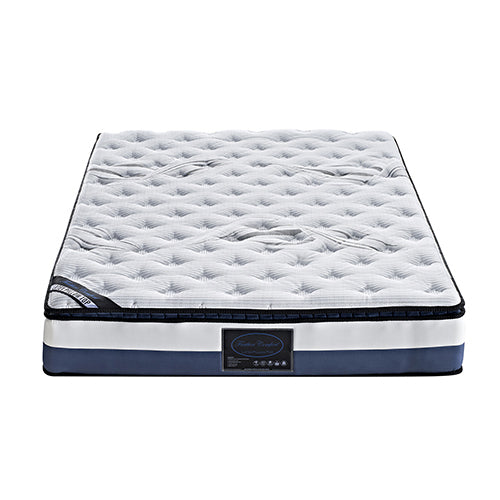 Mattress Toppers: Queen Mattress Latex Pillow Top Pocket Spring Foam Medium Firm Bed
