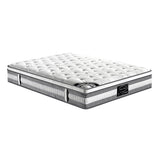 Mattress Toppers: Mattress Euro Top Queen Size Pocket Spring Coil with Knitted Fabric Medium Firm 34cm Thick