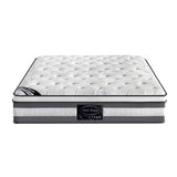 Mattress Toppers: Mattress Euro Top Queen Size Pocket Spring Coil with Knitted Fabric Medium Firm 34cm Thick