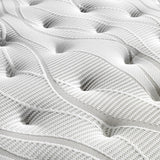 Mattress Toppers: Mattress Euro Top Queen Size Pocket Spring Coil with Knitted Fabric Medium Firm 34cm Thick