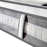 Mattress Toppers: Mattress Euro Top Queen Size Pocket Spring Coil with Knitted Fabric Medium Firm 34cm Thick