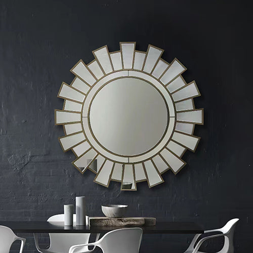 Mirrors: Wall Mirror MDF Silver Clear Image Lightweight MRR-02