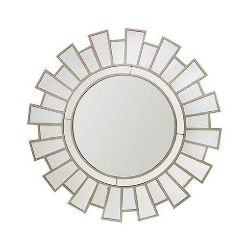 Mirrors: Wall Mirror MDF Silver Clear Image Lightweight MRR-02