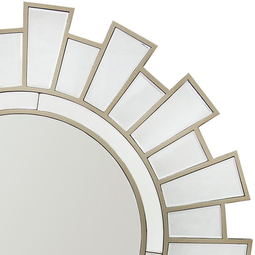 Mirrors: Wall Mirror MDF Silver Clear Image Lightweight MRR-02