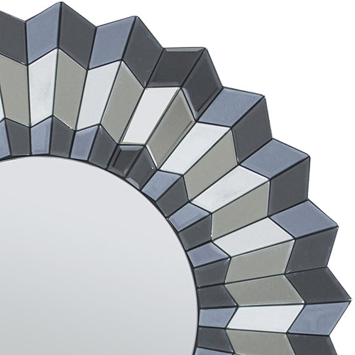 Desktops & Accessories: Wall Mirror MDF Smokey Silver And Grey Clear Image MRR-05