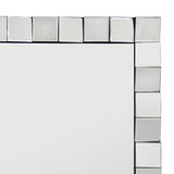 Mirrors: Wall Mirror MDF Silver Mirror Clear Image Rectangular Shape MRR-08