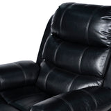 Arm Chairs & Recliners: Chelsea 1R Seater Finest Leatherette Recliner Feature Console LED Light Ultra Cushioned