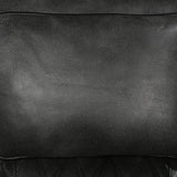 3 Seater Electric Air Leather Dark Grey Recliner