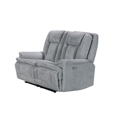2 Seater Power Recliner Chair in Grey