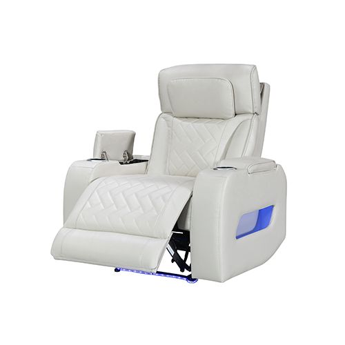 3+1+1 Seater Power Recliner Sofa Set with LED Light In Grey