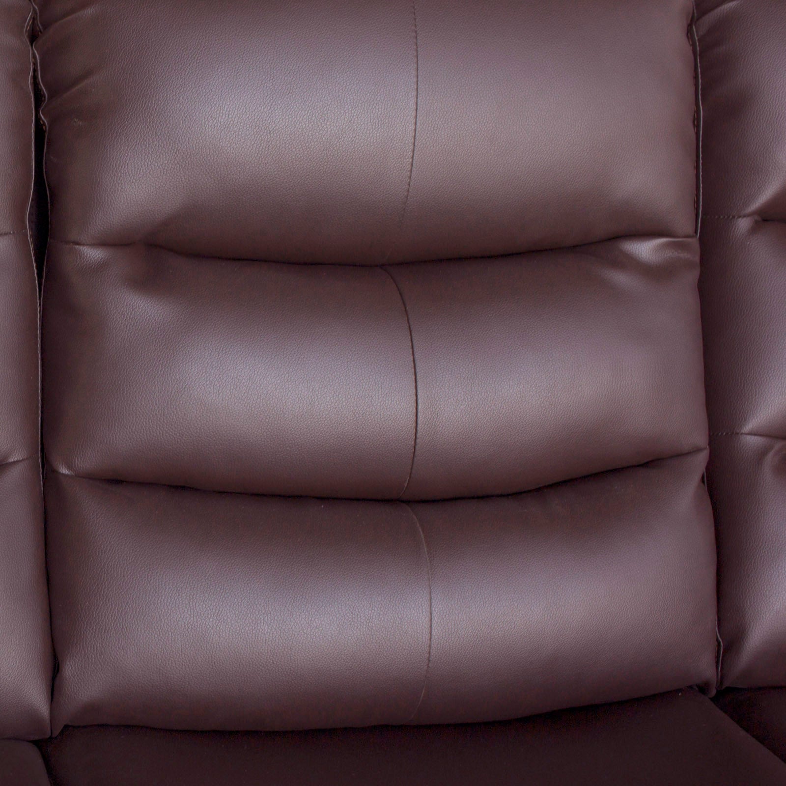 Arm Chairs & Recliners: 3+2 Seater Recliner Sofa In Faux Leather Lounge Couch in Brown