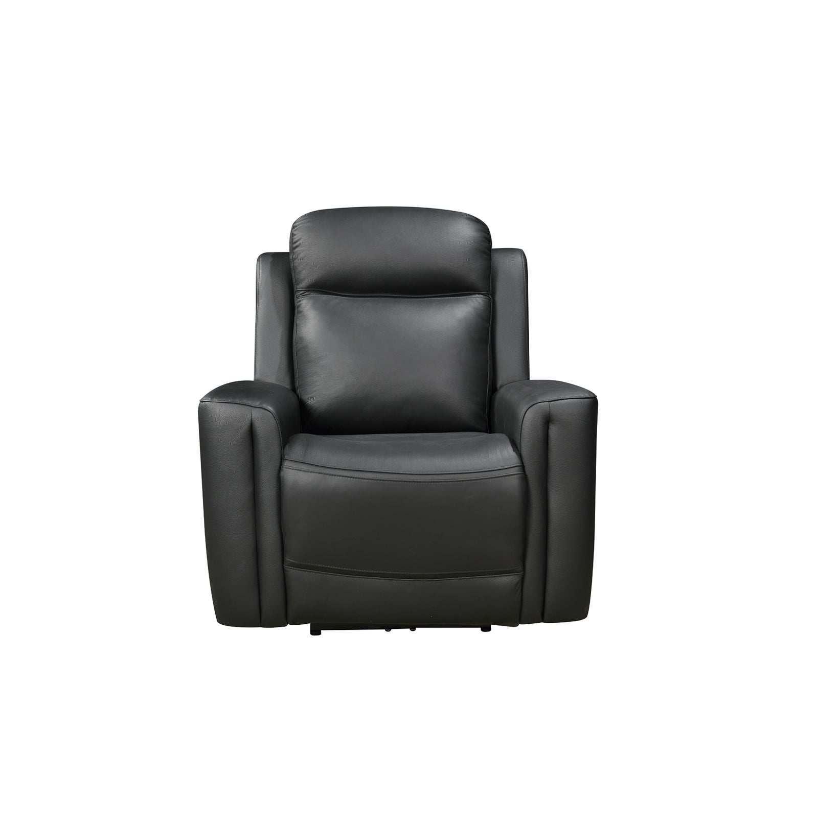 Sofas & Sofa Beds: 3-1-1 Seater Electric Leather/PVC Black Recliner Set