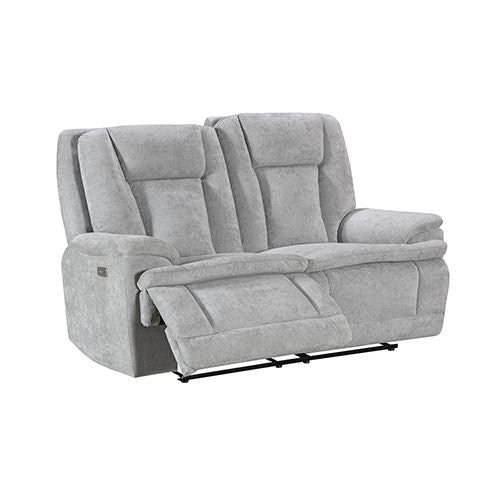 3+2 Seater Power Recliner Sofa Set in Grey