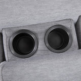 Sofas & Sofa Beds: Large Sectional Corner Modular Lounge Suite in Fabric with Electric Recliner