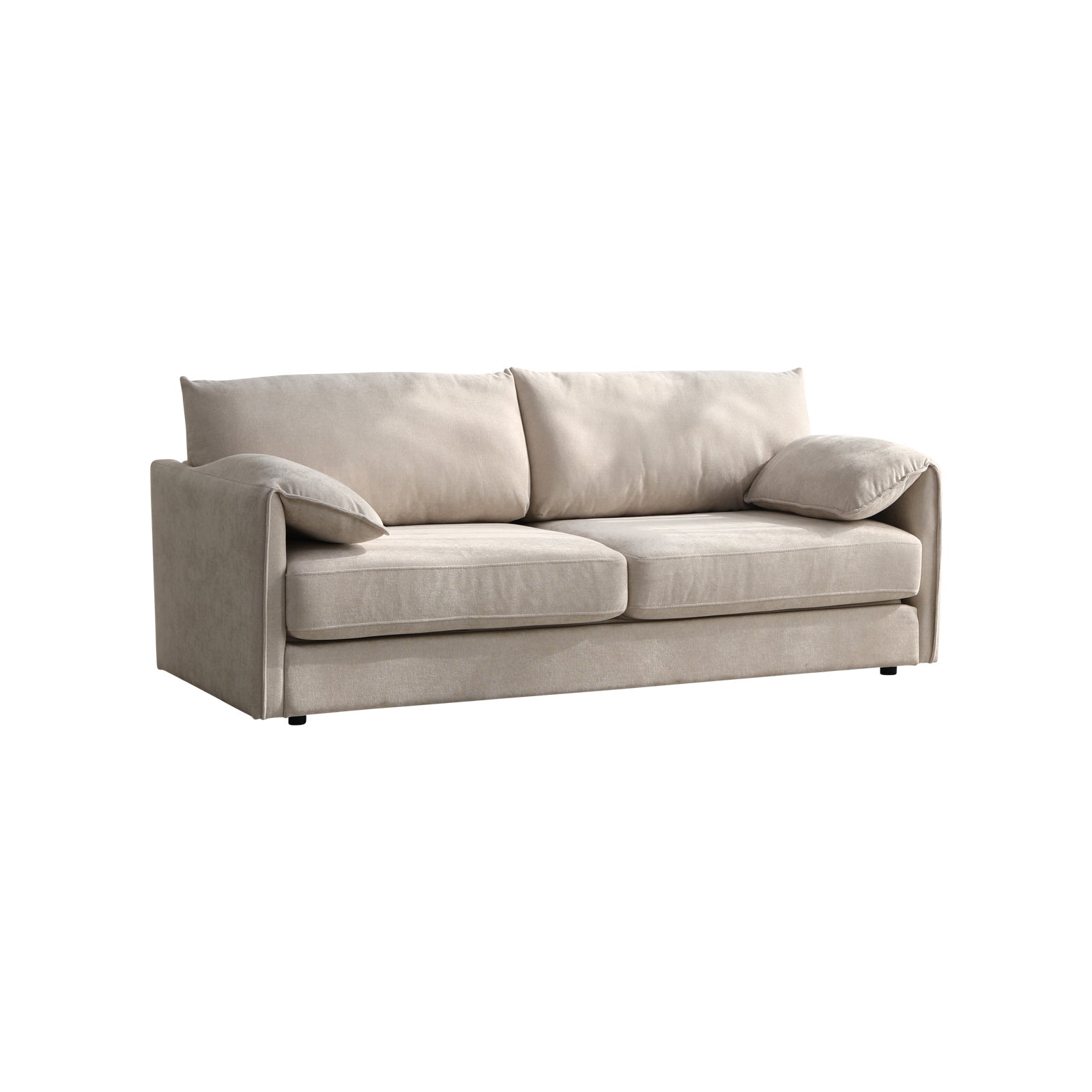 Sofas & Sofa Beds: 3 Seater Multifunctional Sofa Bed Fabric Upholstery New Foam Pocket Spring