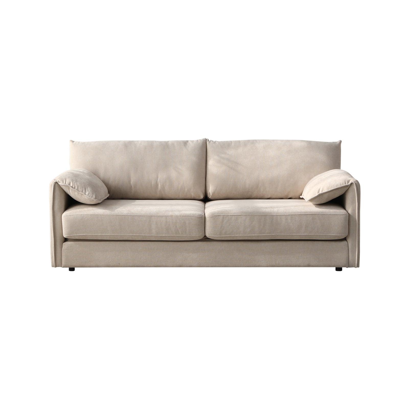 Sofas & Sofa Beds: 3 Seater Multifunctional Sofa Bed Fabric Upholstery New Foam Pocket Spring